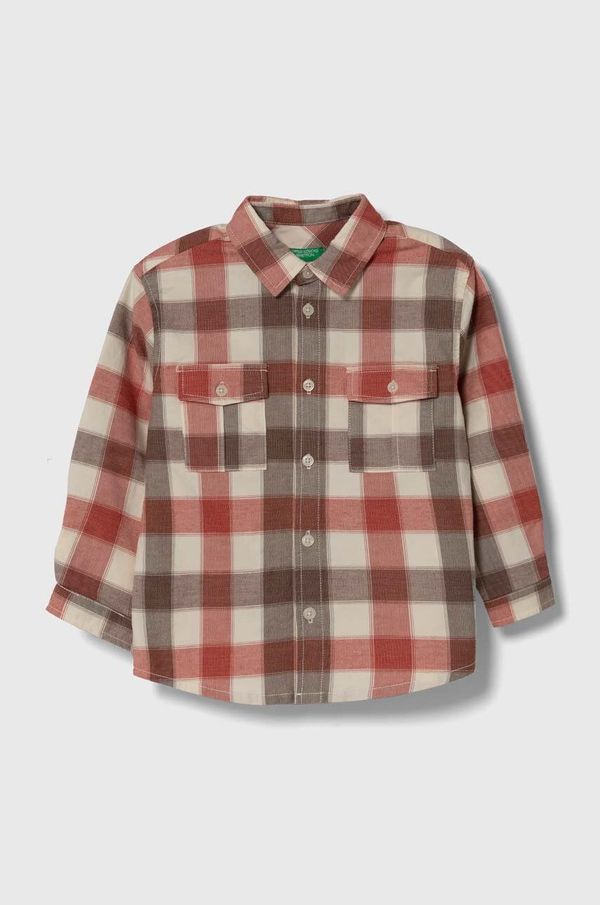 United Colors of Benetton Dječja košulja United Colors of Benetton boja: bordo