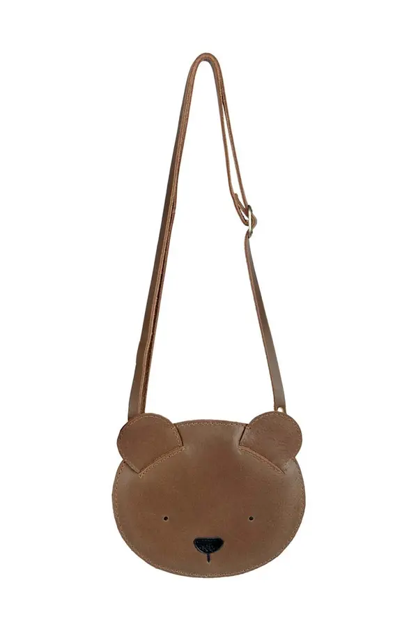Donsje Dječja kožna torba Donsje Britta Classic Purse Bear