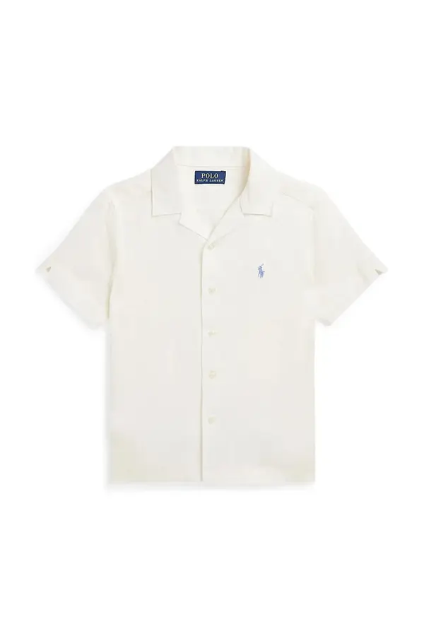 Polo Ralph Lauren Dječja lanena košulja Polo Ralph Lauren