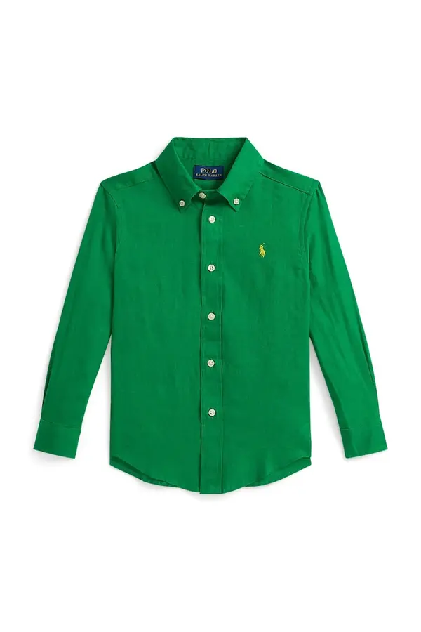 Polo Ralph Lauren Dječja lanena košulja Polo Ralph Lauren