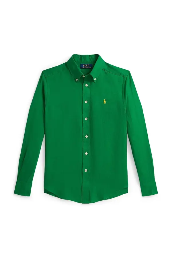 Polo Ralph Lauren Dječja lanena košulja Polo Ralph Lauren