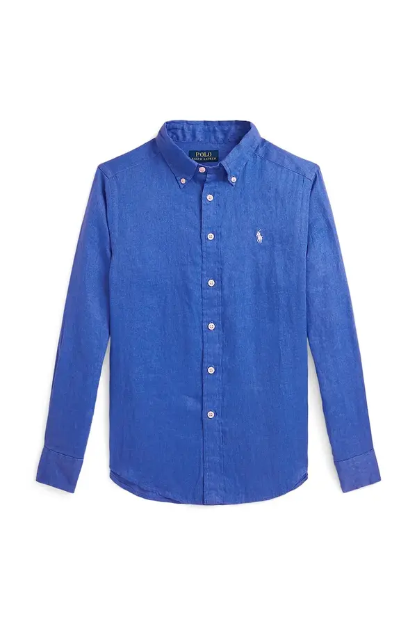 Polo Ralph Lauren Dječja lanena košulja Polo Ralph Lauren