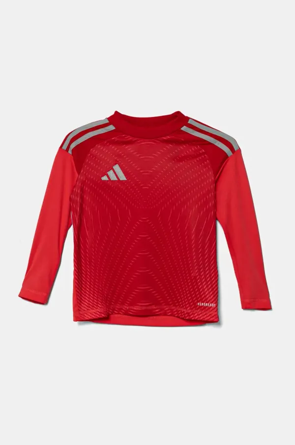 adidas Performance Dječja majica dugih rukava adidas Performance boja: crvena, JJ1932