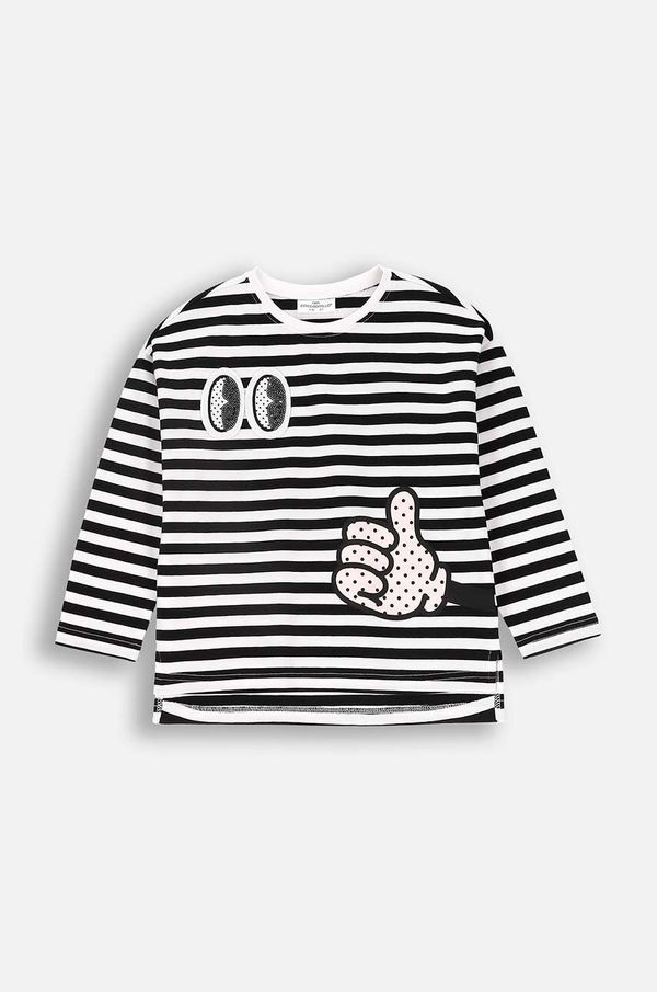 Coccodrillo Dječja majica dugih rukava Coccodrillo boja: bijela, CARTOONS GIRL KIDS