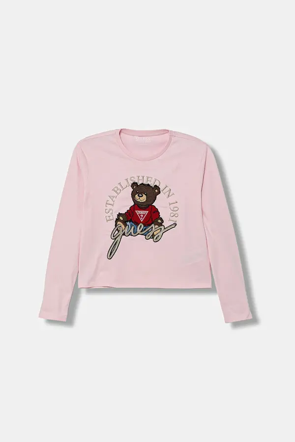 Guess Dječja majica dugih rukava Guess