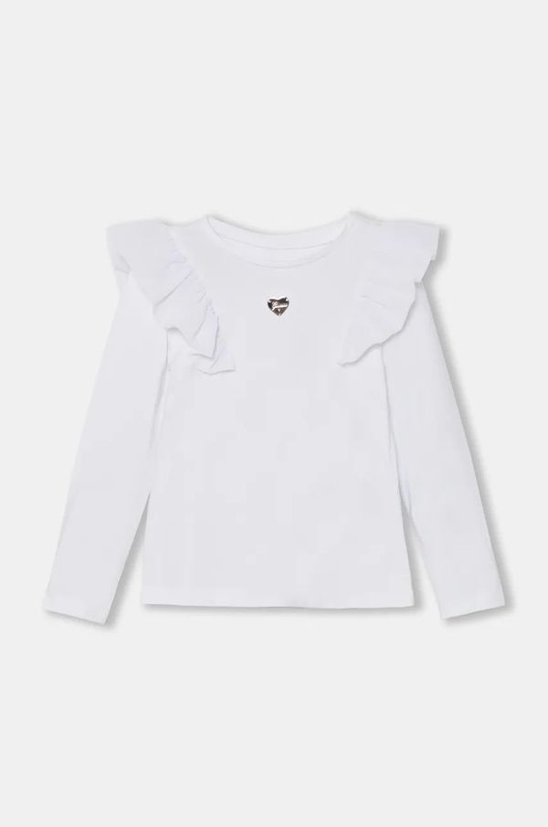 Guess Dječja majica dugih rukava Guess boja: bijela, K4BI20 J1314