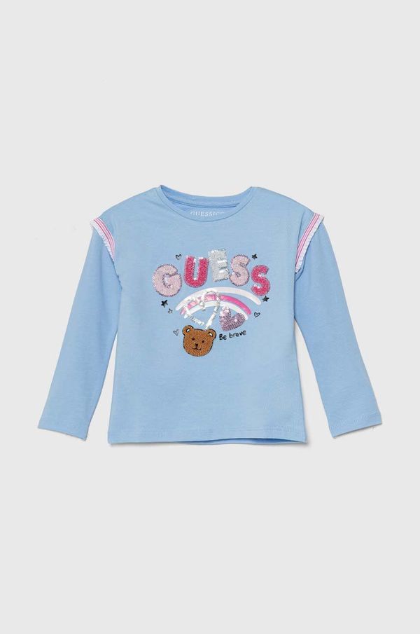 Guess Dječja majica dugih rukava Guess K4YI05 K6YW4