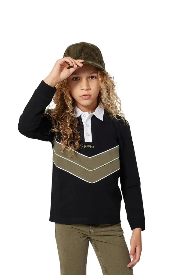 HUGO Dječja majica dugih rukava HUGO