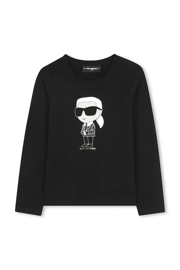 Karl Lagerfeld Dječja majica dugih rukava Karl Lagerfeld