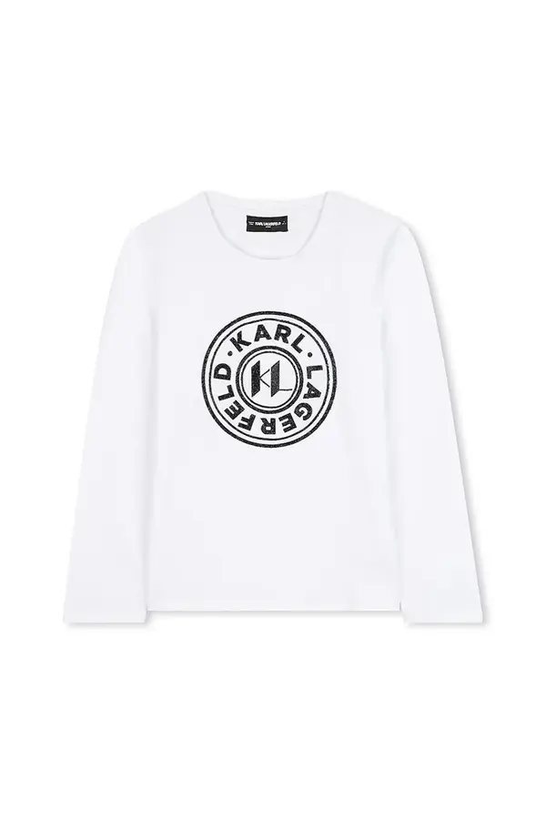 Karl Lagerfeld Dječja majica dugih rukava Karl Lagerfeld