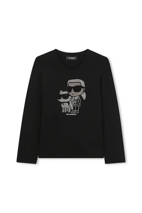 Karl Lagerfeld Dječja majica dugih rukava Karl Lagerfeld