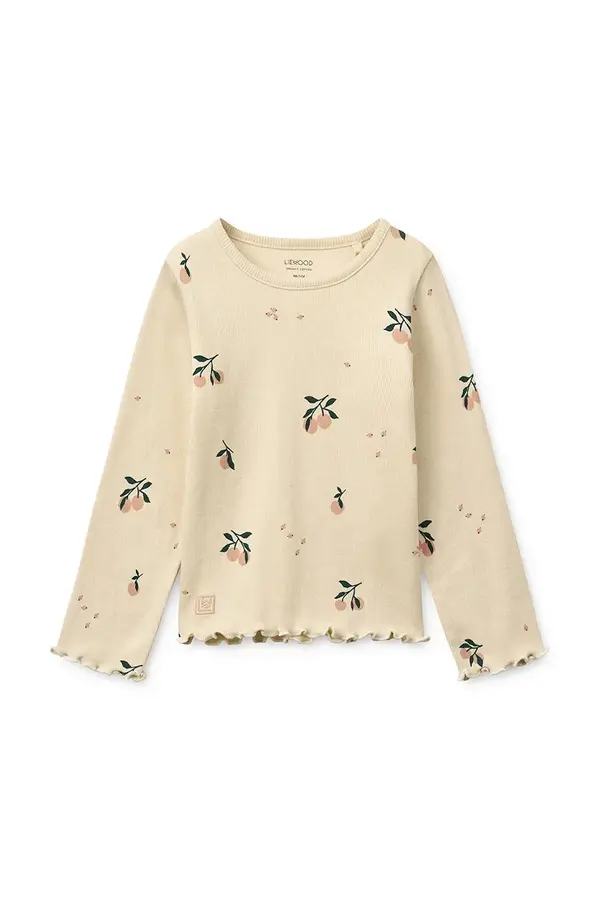 Liewood Dječja majica dugih rukava Liewood Nieve Printed Longsleeve Rib T-shirt