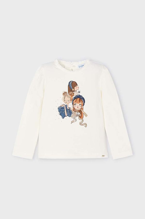 Mayoral Dječja majica dugih rukava Mayoral boja: tamno plava, 4065