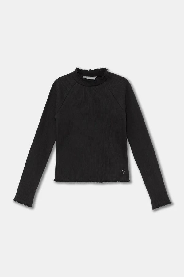 Mayoral Dječja majica dugih rukava Mayoral boja: tamno plava, s poludolčevitom, 7002