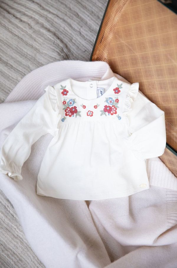 TARTINE ET CHOCOLAT Dječja majica dugih rukava Tartine et Chocolat boja: bež, TZ10091