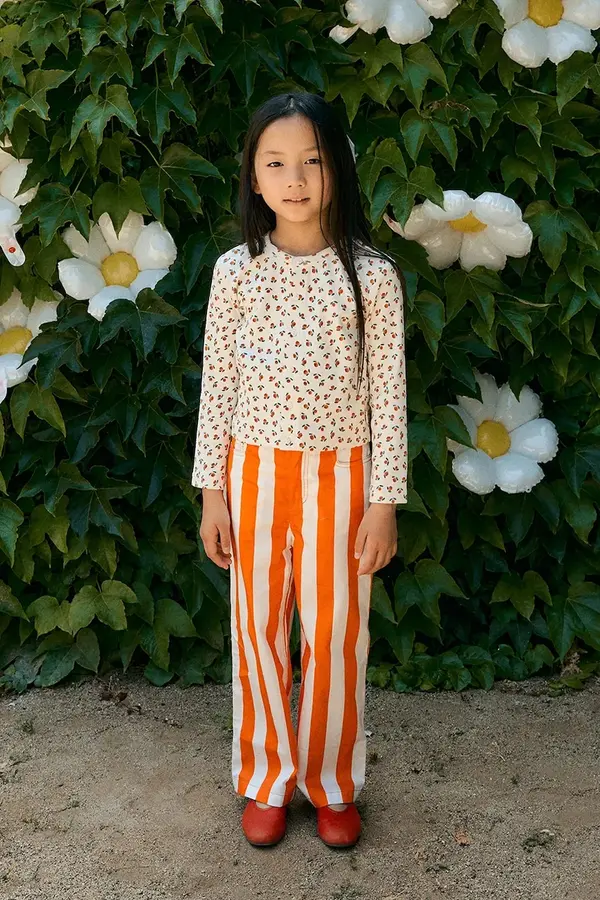 Tinycottons Dječja majica dugih rukava Tinycottons TINY ROSES RIB KIDS JACKET