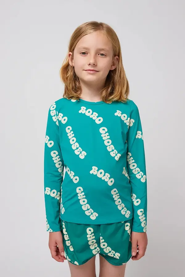 Bobo Choses Dječja majica dugih rukava za kupanje Bobo Choses Wavy