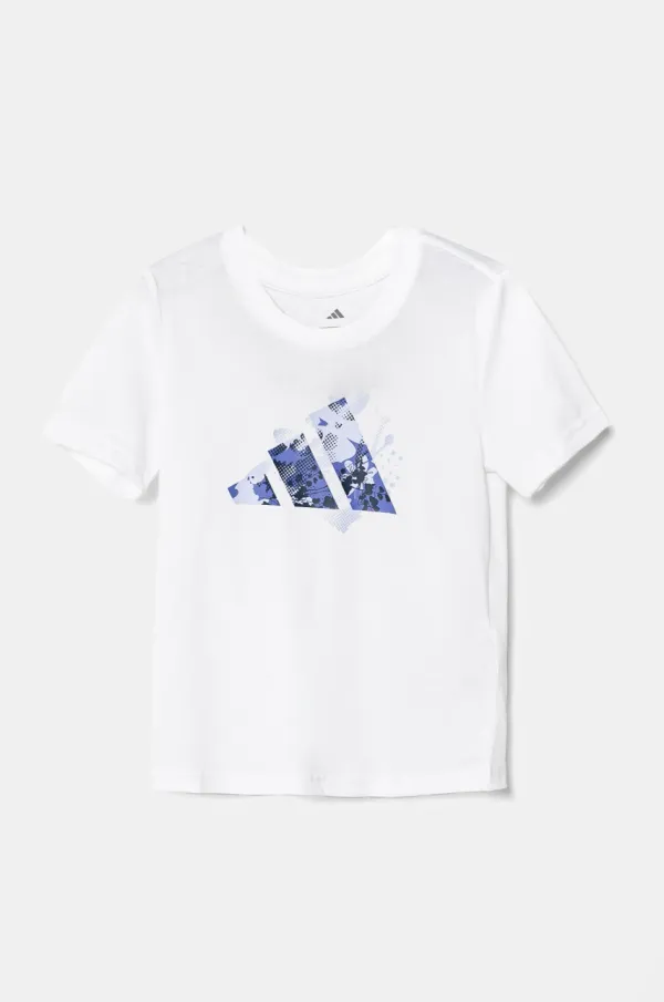 adidas Dječja majica kratkih rukava adidas boja: bijela, JI9089