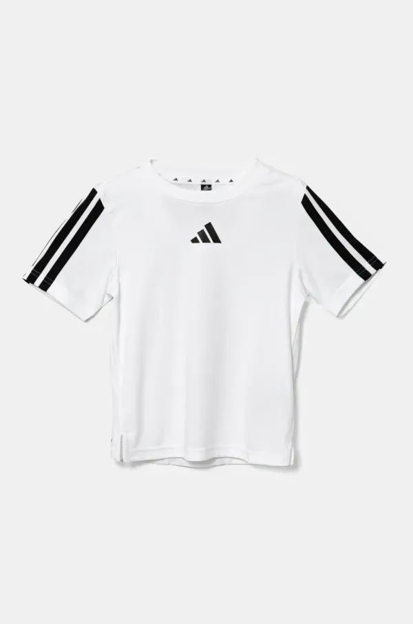 adidas Dječja majica kratkih rukava adidas boja: bijela, s uzorkom, JJ1033