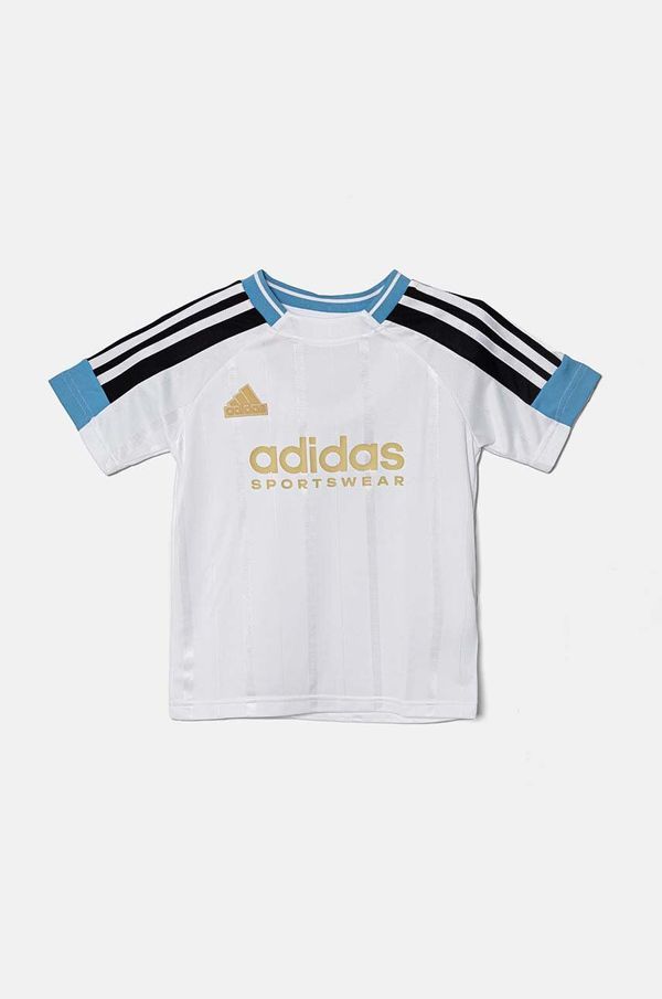 adidas Dječja majica kratkih rukava adidas J NP TEE boja: bijela, s tiskom, IY0143