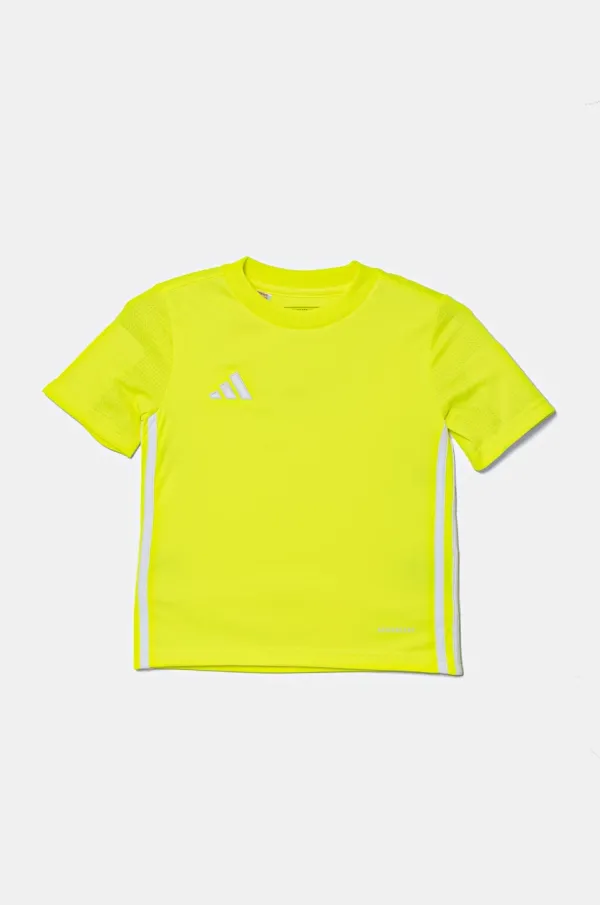 adidas Performance Dječja majica kratkih rukava adidas Performance boja: zelena, s aplikacijom, IB4936