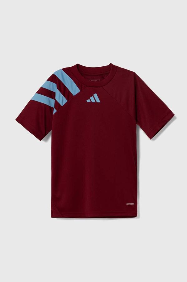 adidas Performance Dječja majica kratkih rukava adidas Performance FORTORE23 JSY Y boja: bordo, s tiskom, IT5651