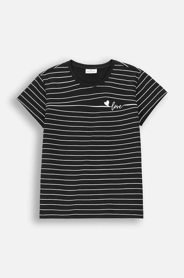 Coccodrillo Dječja majica kratkih rukava Coccodrillo boja: crna, EVERYDAY GIRL