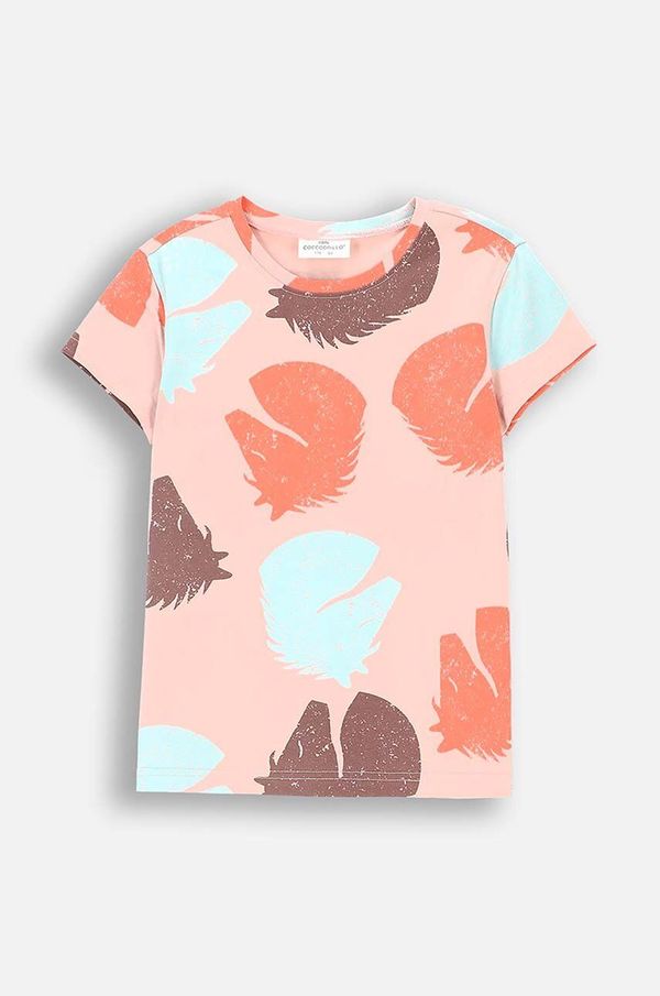 Coccodrillo Dječja majica kratkih rukava Coccodrillo boja: ružičasta, RODEO GIRL KIDS