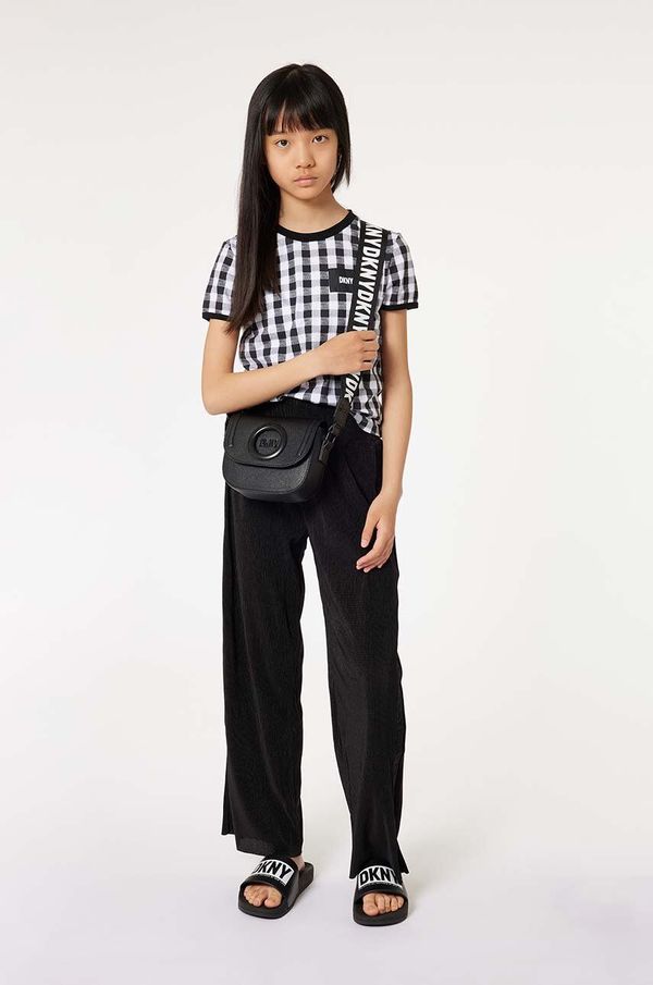 DKNY Dječja majica kratkih rukava Dkny boja: crna