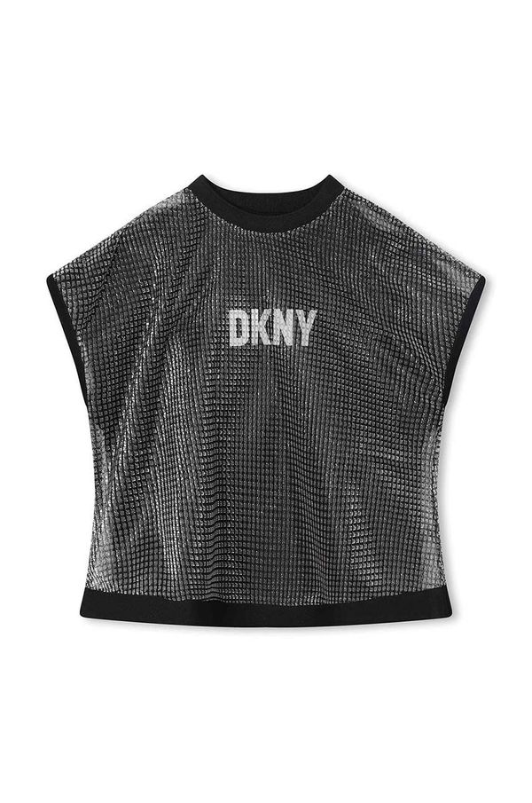 DKNY Dječja majica kratkih rukava Dkny boja: siva