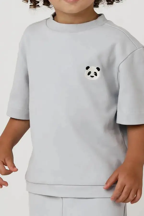 Donsje Dječja majica kratkih rukava Donsje Jarne T-shirt Panda