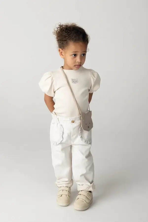 Donsje Dječja majica kratkih rukava Donsje Nowien Top Cat