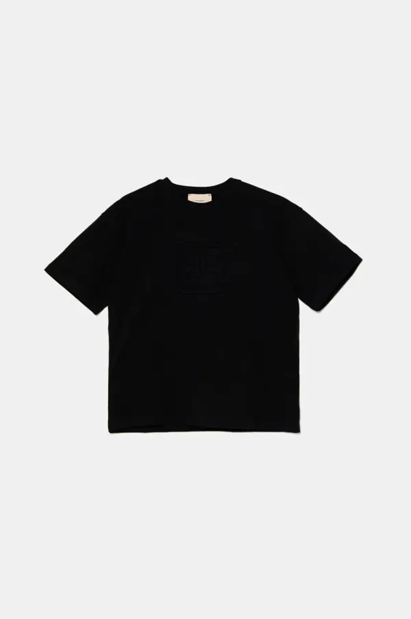 Elisabetta Franchi Dječja majica kratkih rukava Elisabetta Franchi boja: crna, EFTS233.0.JE006