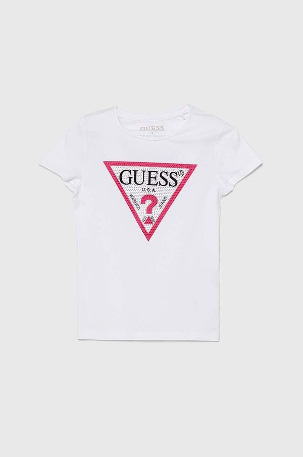 Guess Dječja majica kratkih rukava Guess boja: bijela, J2YI51 K6YW1