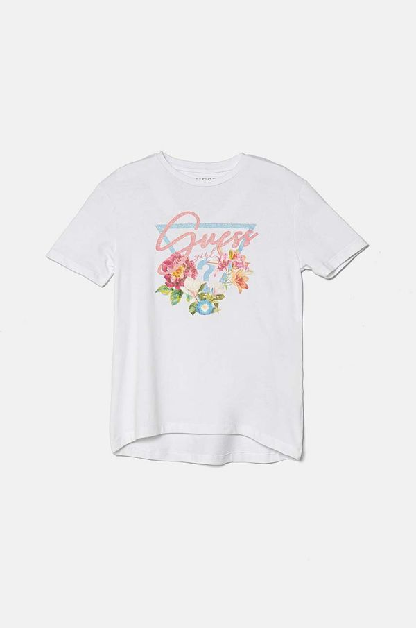 Guess Dječja majica kratkih rukava Guess boja: bijela, J4YI37 K6YW4