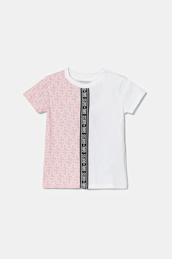 Guess Dječja majica kratkih rukava Guess boja: bijela, K5RI09 K6YW4