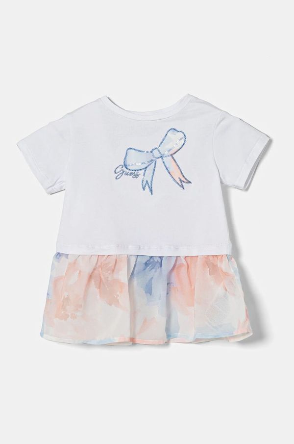 Guess Dječja majica kratkih rukava Guess boja: bijela, K5RI25 K6YW0
