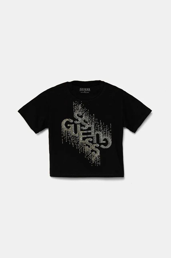 Guess Dječja majica kratkih rukava Guess boja: crna, J4BI05 J1314