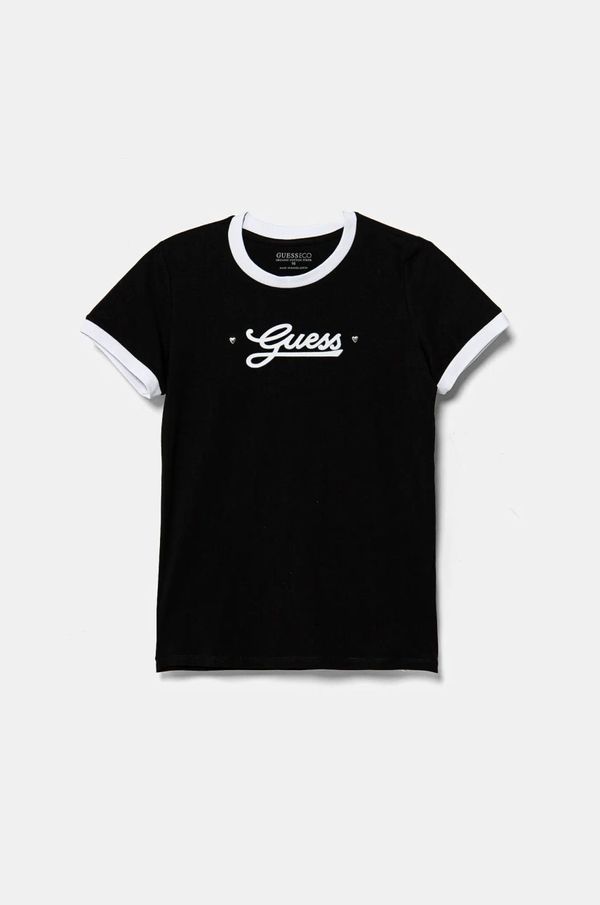 Guess Dječja majica kratkih rukava Guess boja: crna, J5RI11 K6YW4