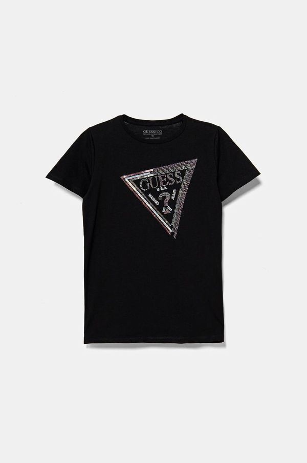 Guess Dječja majica kratkih rukava Guess boja: crna, J5RI12 K6YW4