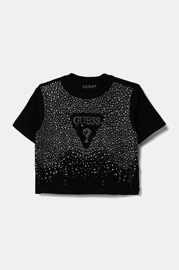 Guess Dječja majica kratkih rukava Guess boja: crna, J5RI13 K6YW4
