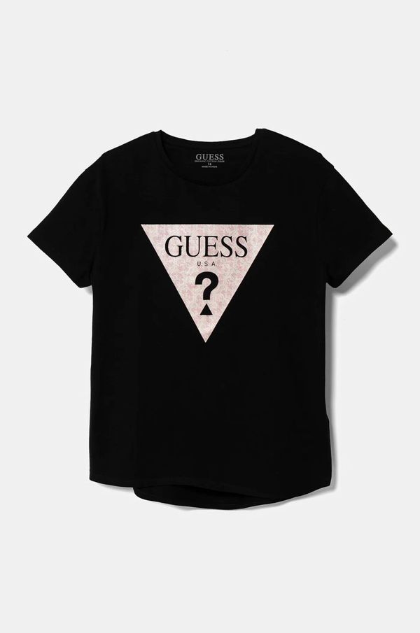 Guess Dječja majica kratkih rukava Guess boja: crna, J5RI18 K6YW4