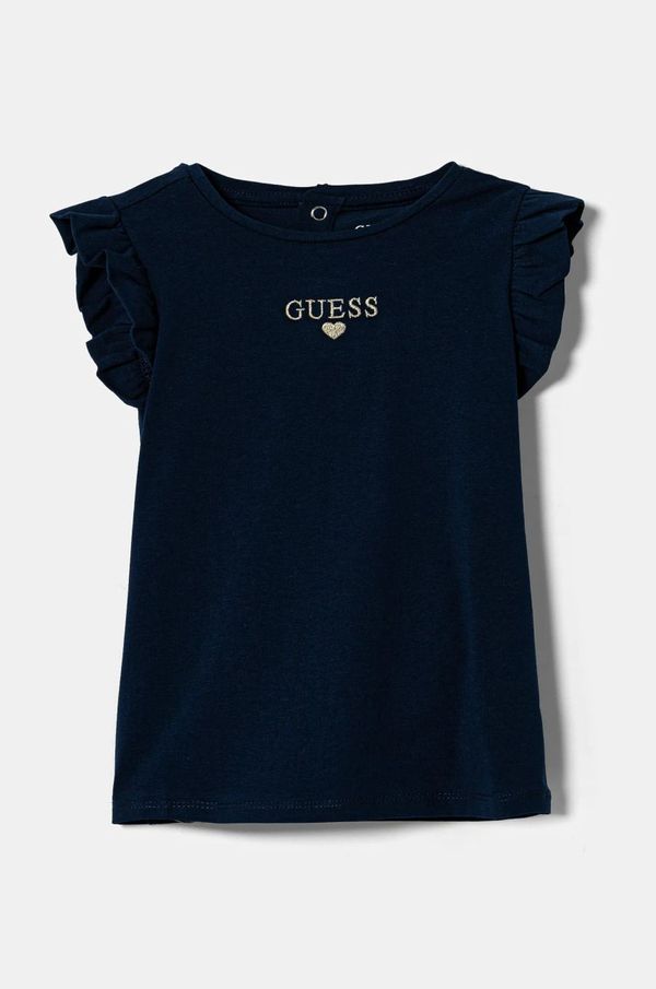 Guess Dječja majica kratkih rukava Guess boja: tamno plava, K5RI26 K6YW4