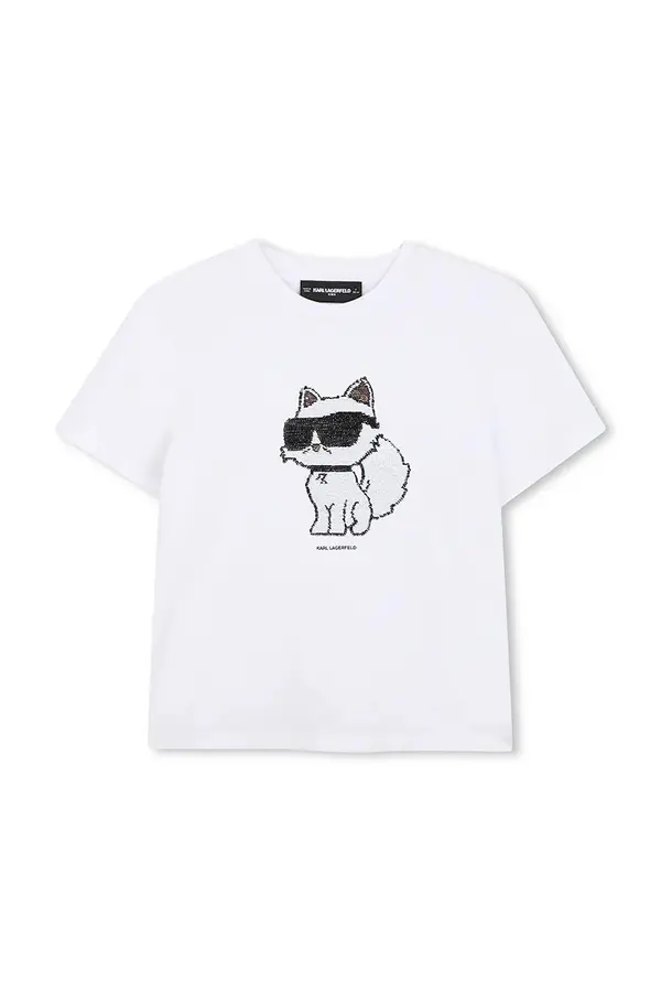 Karl Lagerfeld Dječja majica kratkih rukava Karl Lagerfeld
