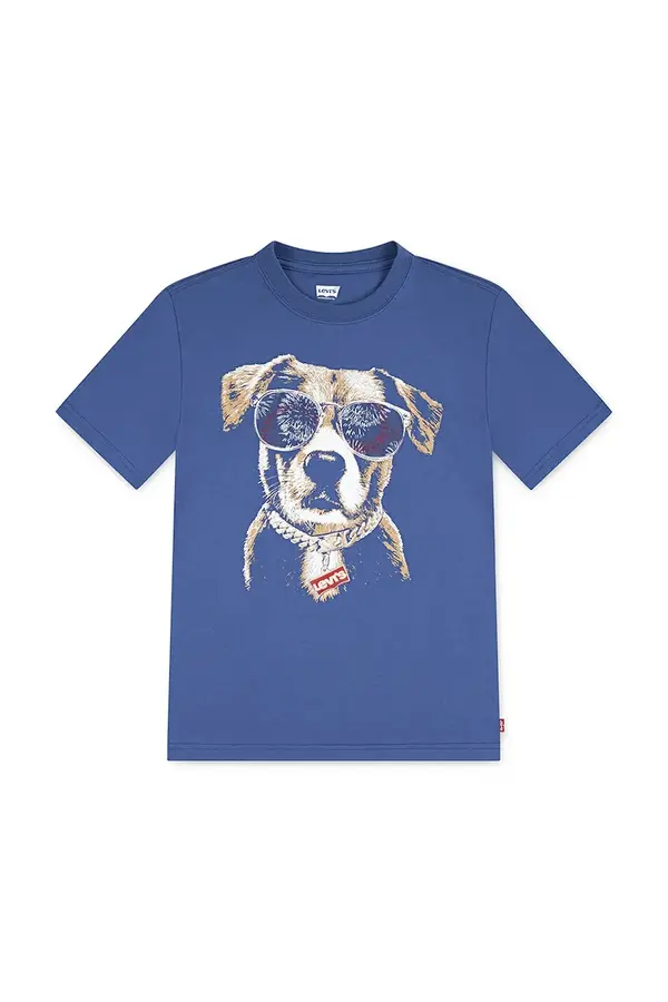 Levi's Dječja majica kratkih rukava Levi's PATRIOTIC PUP TEE