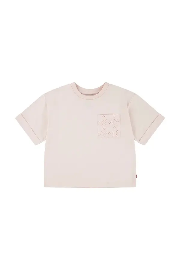 Levi's Dječja majica kratkih rukava Levi's ROLL CUFF MEET AND GREET T