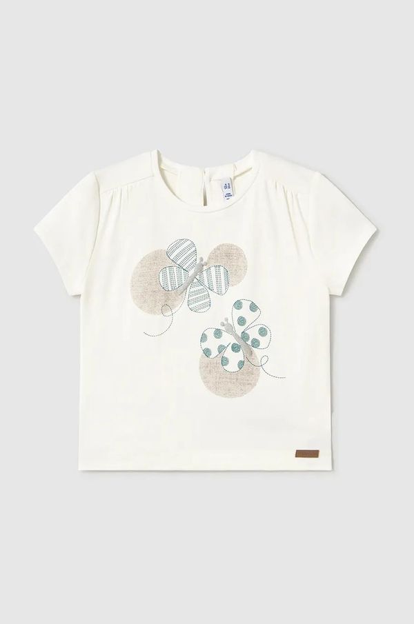 Mayoral Dječja majica kratkih rukava Mayoral boja: bež, 1043