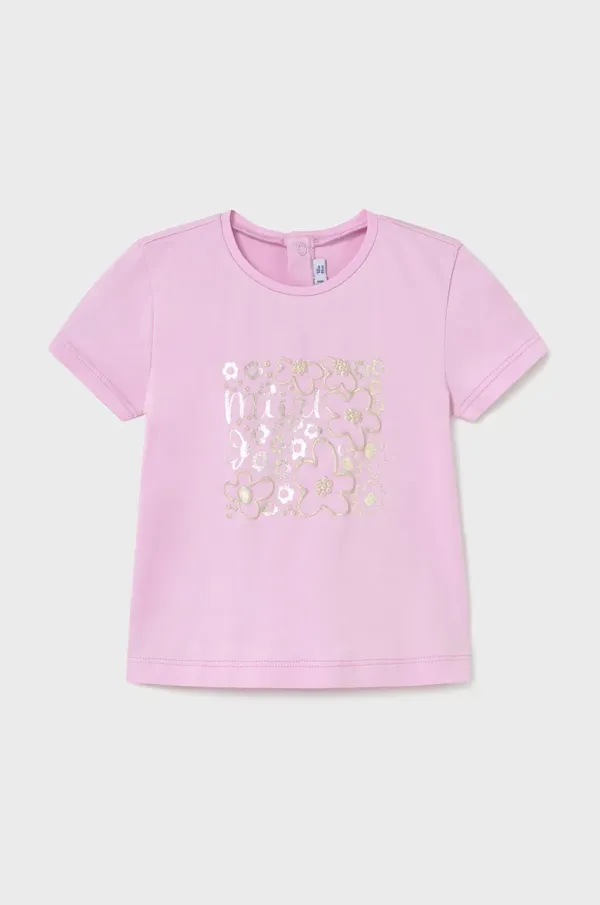 Mayoral Dječja majica kratkih rukava Mayoral boja: ružičasta, 105