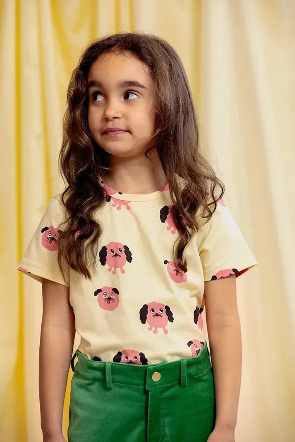 Mini Rodini Dječja majica kratkih rukava Mini Rodini Doggie