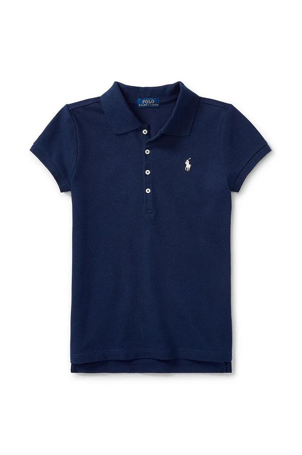 Polo Ralph Lauren Dječja majica kratkih rukava Polo Ralph Lauren boja: tamno plava, s ovratnikom, 313573242008